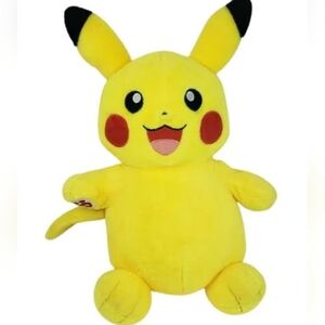 Build a Bear Pokemon Pikachu plush yellow 17" standing with sound smiling 2021